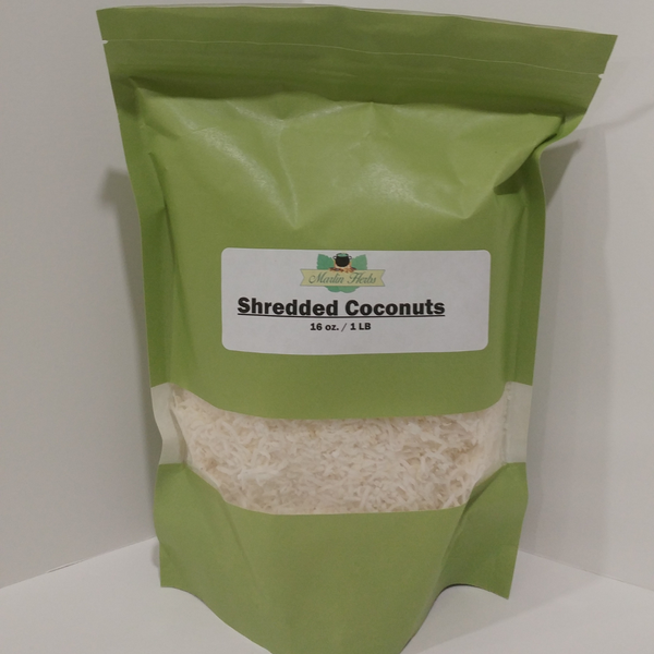 Shredded coconuts